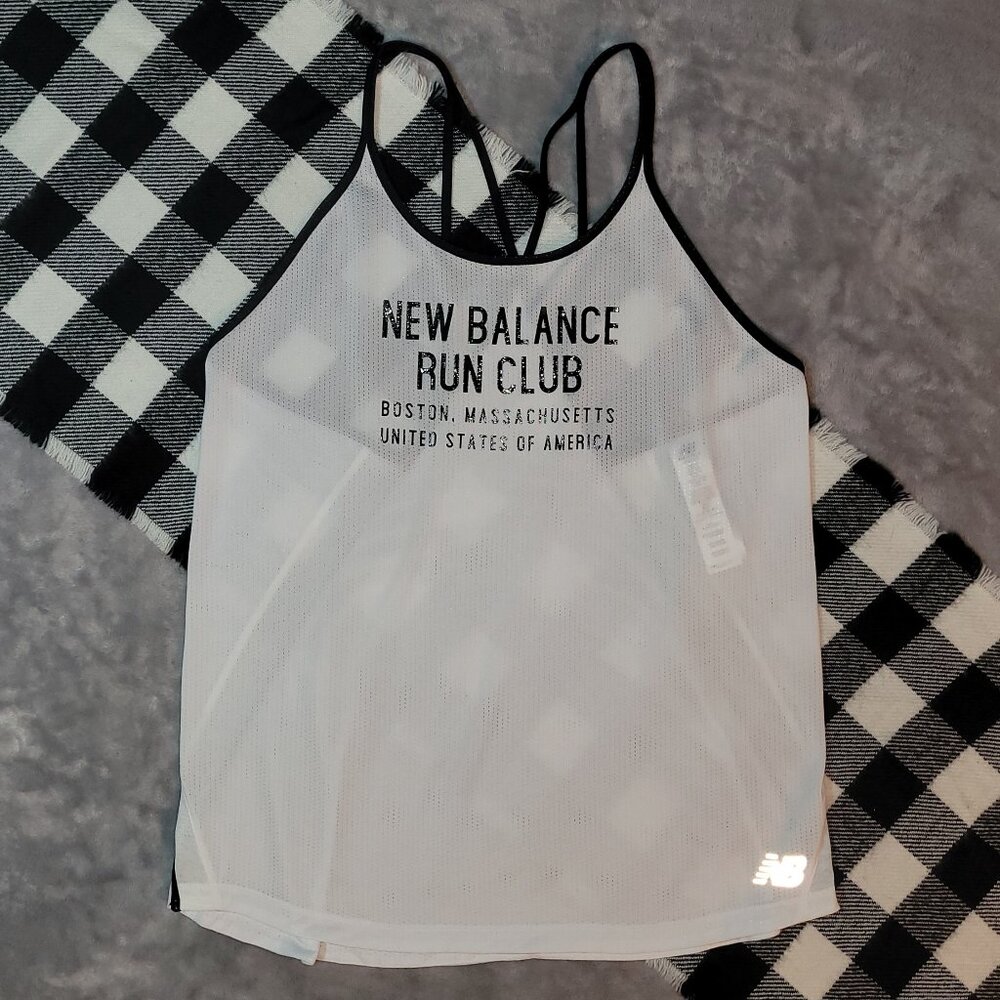 M | New Balance | "NB Run Club" Mesh Tank Top